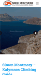 Mobile Screenshot of kalymnosclimbingguide.com